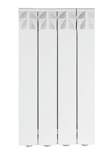 Алюминиевый радиатор отопления Fondital B4 350/100 Aleternum Bianco (4 секции)