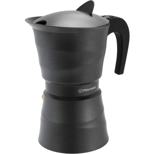 Кофеварка Rondell Pacific Grey RDA-1901 0.45л алюминий серый