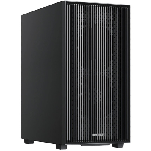 Корпус XASTRA A307M 2BK SI Black (A307M-2FC12BK-SI) mATX/Mesh/Metal left panel / 2x120mm PWM FC black fans