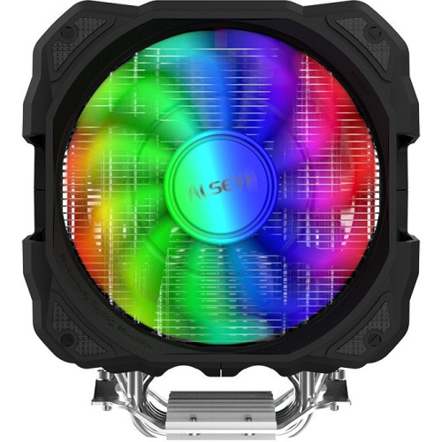 Вентилятор Alseye M120D PLUS/Universal, 200W, Heat pipe 6mm*6, 120mm FAN 700-1900rpm, 73.75CFM, 41.2dBA, 8 LED RTL