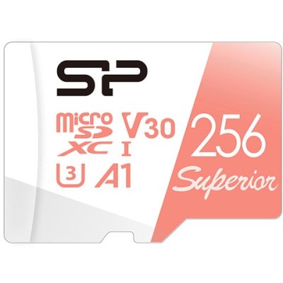 Карта памяти Silicon Power Superior (SP256GBSTXDV3V20) 256GB A1 microSDXC Class 10 UHS-I U3 100/80 Mb/s