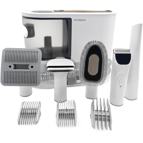 Пылесос Hyundai HYV-Petpro1 белый/коричневый