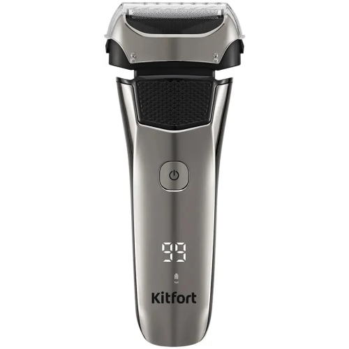 Электробритва KitFort КТ-4138 серебристый и черный