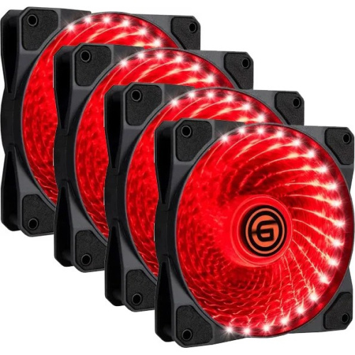 Комплект вентиляторов Ginzzu 12LR33 4шт