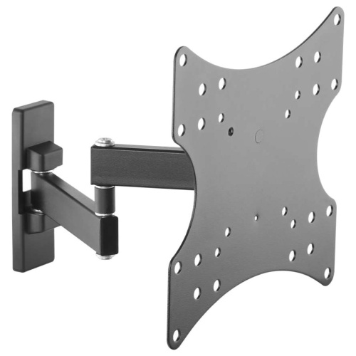 Кронштейн для телевизора Ultramounts UM 877 черный 23"-42" до20кг поворотно-выдвижной и наклонный