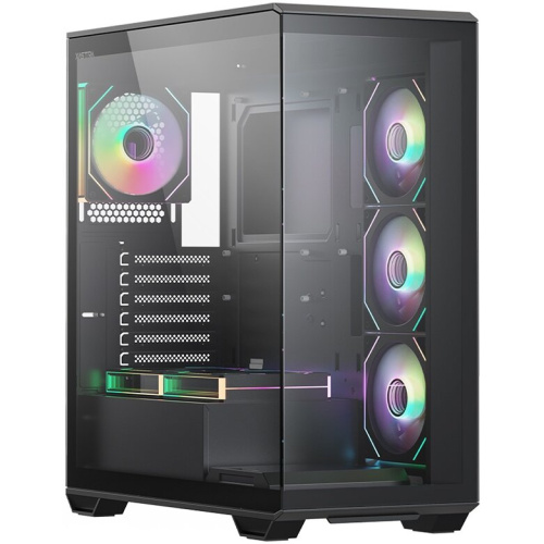 Корпус XASTRA Q600 6ARGB-C10-UC Black (Q600-6FM12A-C10-UC) ATX/Aquarium/Screewless/6x120mm ARGB PWM FM fans/Argb+PWM HUB 10port/ Type-C