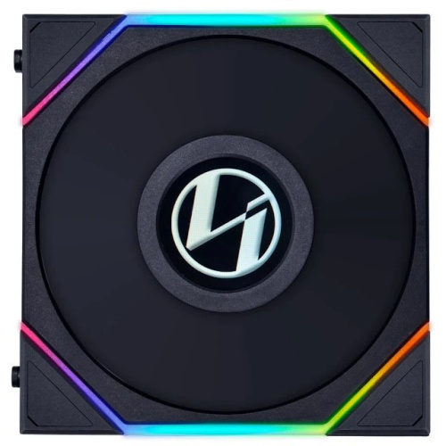 Вентилятор Lian-Li Uni Fan TL 120 LCD Reverse ARGB (G99.12RTLLCD1B.00) 120х120x28 черный Ret