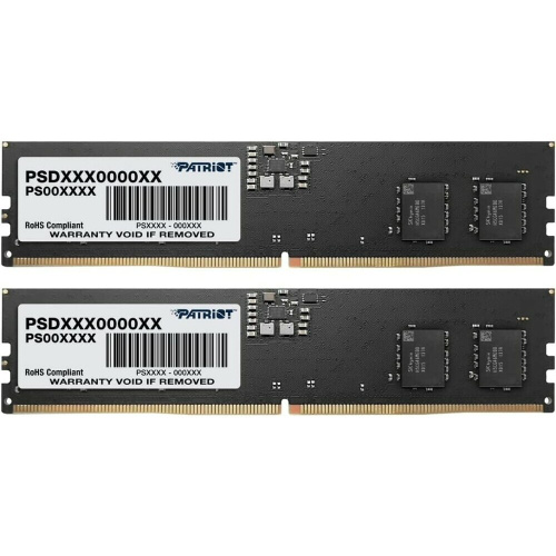 ОЗУ Patriot Signature PSD532G5600K DDR5 2x16Gb 5600MHz RTL PC5-44800 CL46 DIMM 288-pin 1.1В Ret