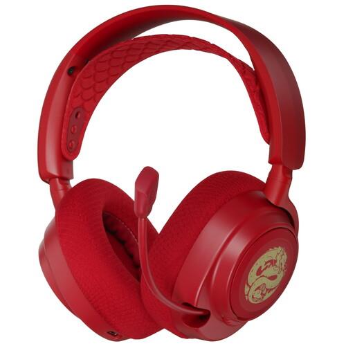 Беспроводные/проводные наушники SteelSeries Arctis Nova 7 Dragon Edition красный
