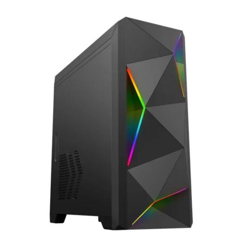 Корпус Zircon Ares без БП (Midi Tower, Micro-ATX, Black, 1*USB3.0+2*USB2.0)