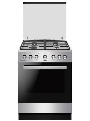 Комбинированная плита Hansa FCMX68123 серебристый
