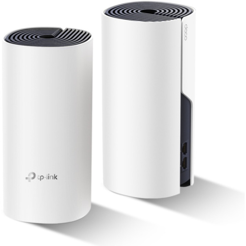 Бесшовный Mesh роутер TP-Link Deco M4 (DECO M4(2-PACK)) AC1200 10/100/1000BASE-TX белый (упак.2шт)