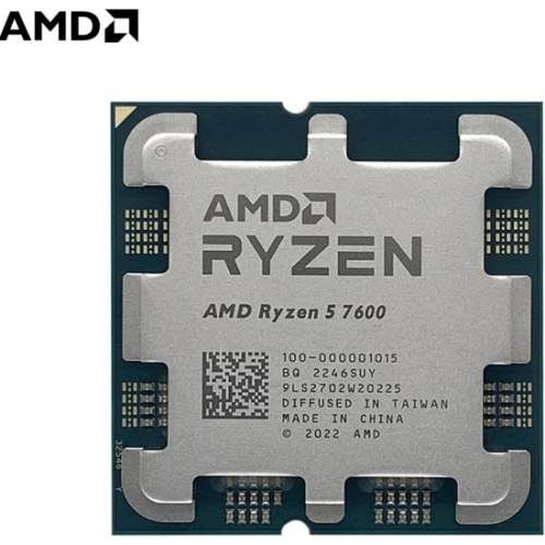 Процессор AMD Ryzen 5 7600 (100-000001015) Raphael, 6C/12T, 3.8/5.1GHz, 32MB, 65W OEM