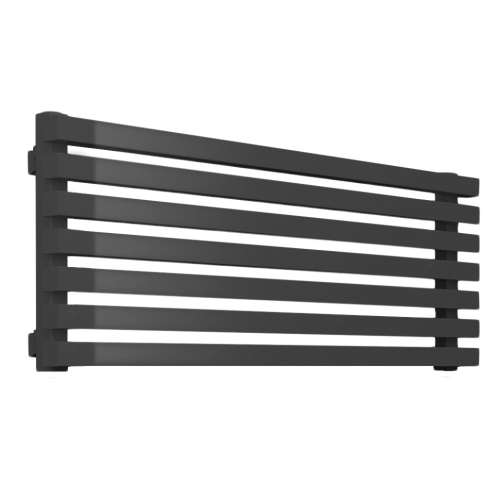 Стальной трубчатый радиатор КЗТО Quadrum 40 H 300-4 структурный черный шелк