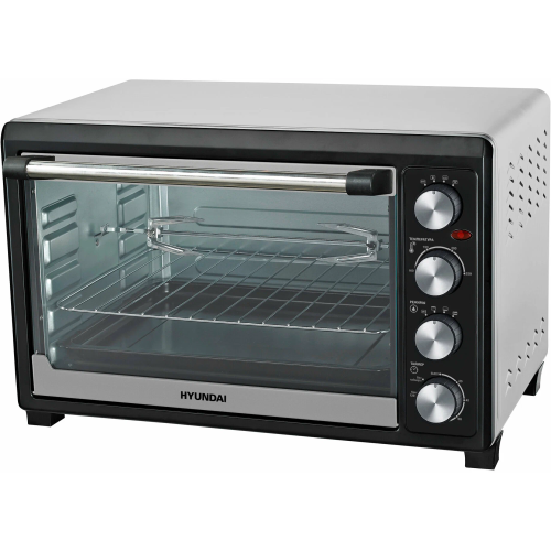 Мини-печь Hyundai MIO-HY076 серебристый/черный