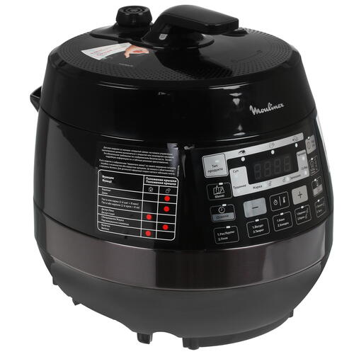Мультиварка-скороварка Moulinex Quickchef CE430832 5л 1000Вт черный