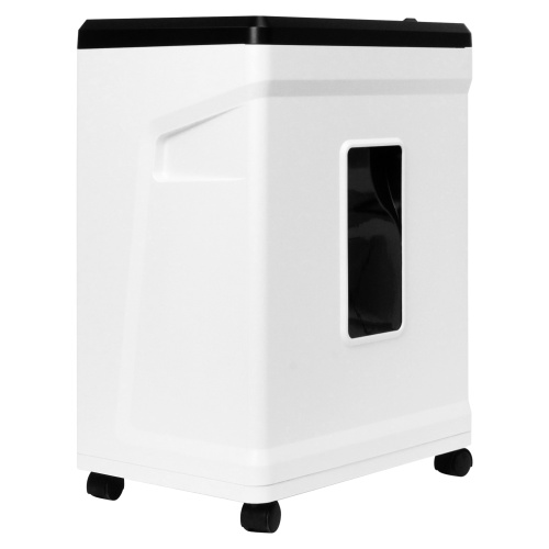 Шредер ГЕЛЕОС УМ26-2, DIN P-2 (2 ур-нь секр.), полоса 3,9мм, 17-21 лист (70г/м2), CD/пл.карты/скрепки/скобы, 26 литров