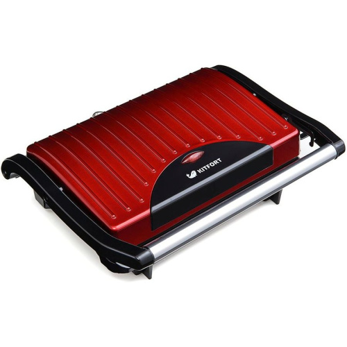 Сэндвичница Kitfort KT-1609 Panini Maker красный/черный