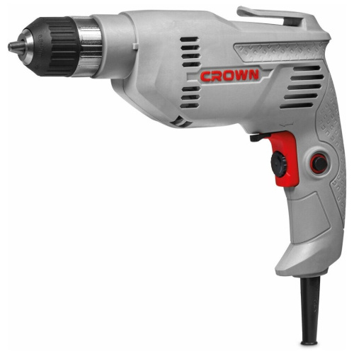 Дрель безударная CROWN CT10126C (400 Вт,БЗП)