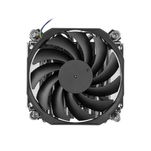 Кулер Foxline DB32i (125W, 4-pin PWM, 32mm, Al/Cu, 4x6mm, 1x90mm, 41.46CFM, 33dBA, 3400RPM, S 1851/1700/1200/115X, Black)