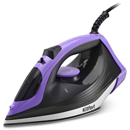 Утюг Kitfort КТ-2627 фиолетовый/черный