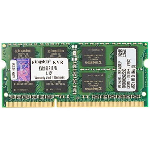 ОЗУ Kingston ValueRAM (KVR16LS11/8) SO-DIMM DDR3-1600 8GB PC3-12800, CL11, LV 1.35V, retail