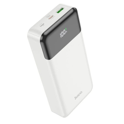 Аккумулятор внешний резервный HOCO J102A Cool figure 20000mAh (белый)