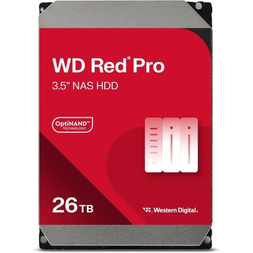 HDD WD Red Pro 26TB WD260KFGX NAS (7200rpm) 512Mb SATA-III 3.5"