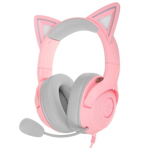Проводные наушники Razer Kraken Kitty V2 розовый