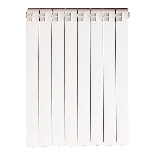 Радиатор алюминиевый Global VOX-R 800 x8 белый боковое подключение