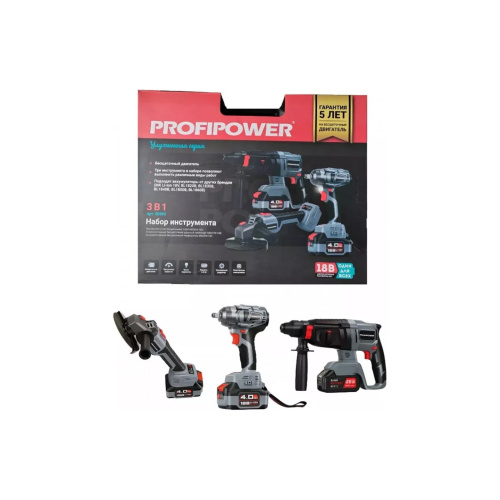 Набор электроинструмента Profipower E0095