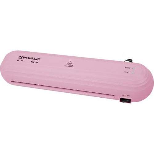 Ламинатор BRAUBERG Ultra PM235P 532186 A4 розовый