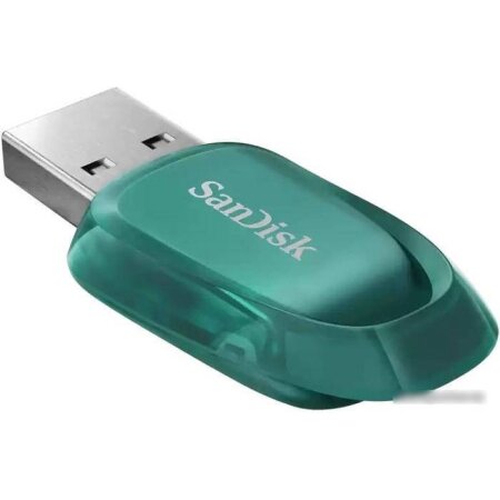 USB-флешка SanDisk CZ96 Ultra Eco (SDCZ96-128G-G46) 128GB USB 3.2, Blue-Green