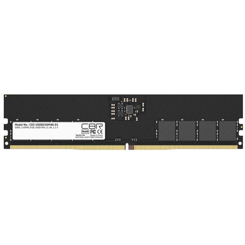 ОЗУ CBR CD5-US08G56M46-01 DDR5 DIMM (UDIMM) 8GB PC5-44800, 5600MHz, CL46, 1.1V
