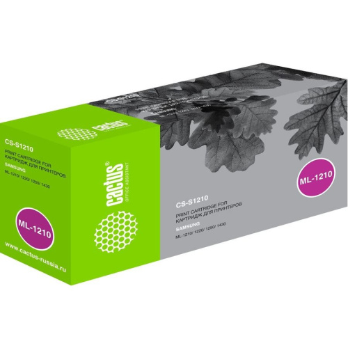 Картридж Cactus CS-S1210 (ML-1210D3) для принтеров SAMSUNG ML-1210/1220/1250/1430. 2500 стр.