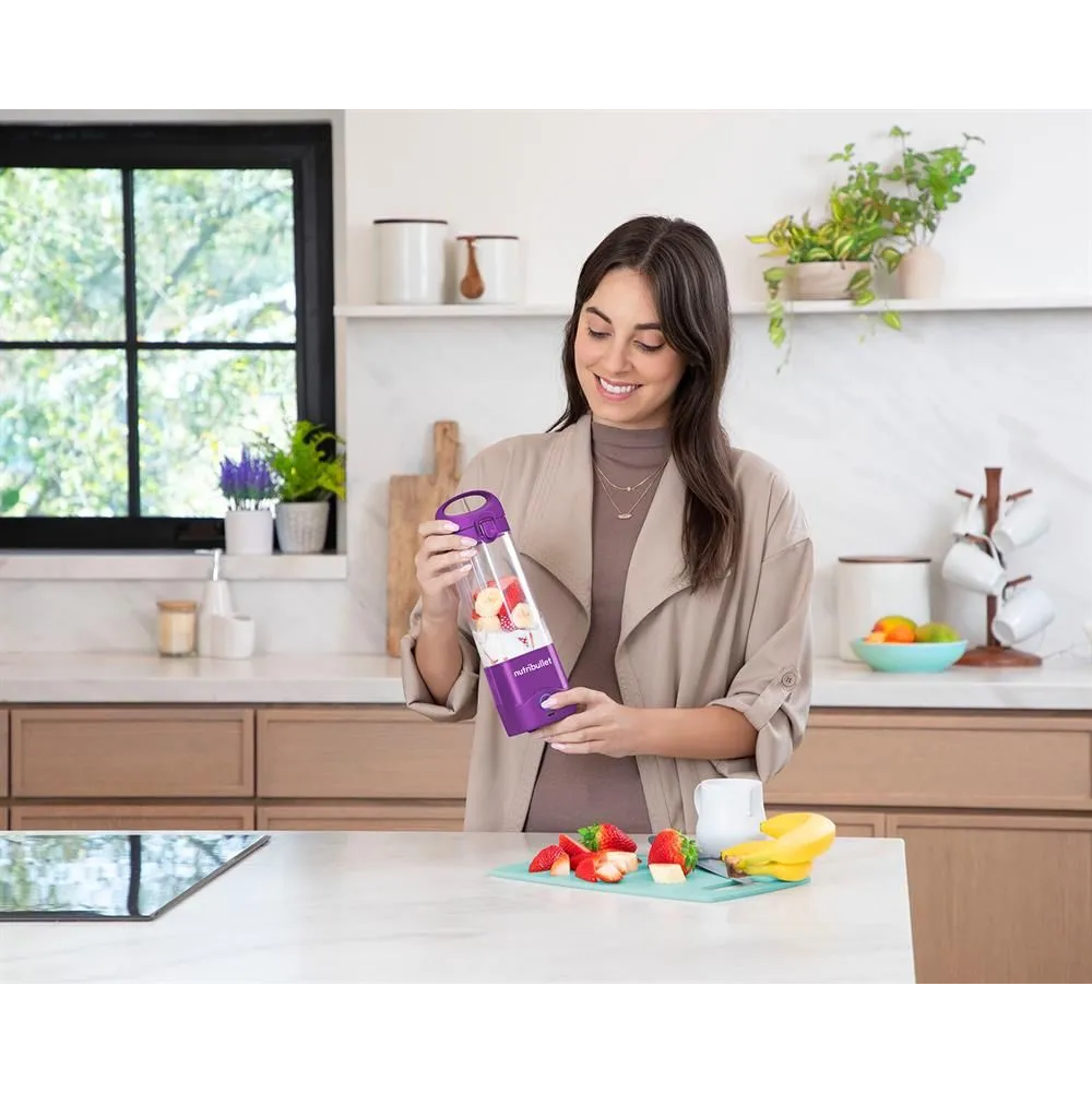 Блендер Nutribullet NBP003PU фиолетовый — фотография 5