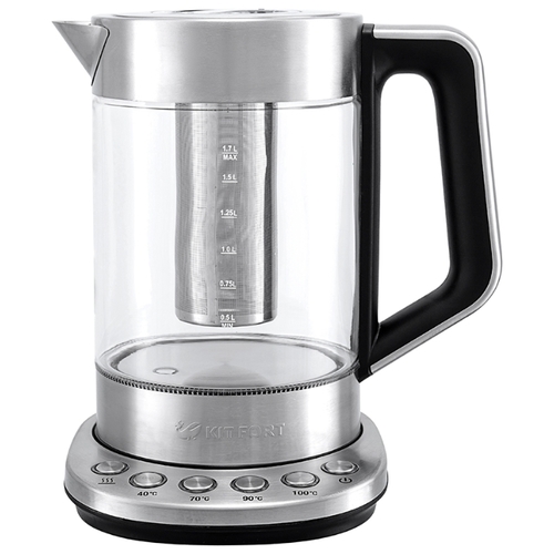 Чайник Kitfort КТ-622 серебристый