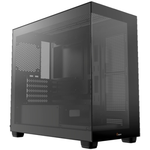Корпус Ocypus Gamma C52 BK (Gamma-C52-B-KD000XX-GL) mATX / win / black / no PSU / Tempered Glass