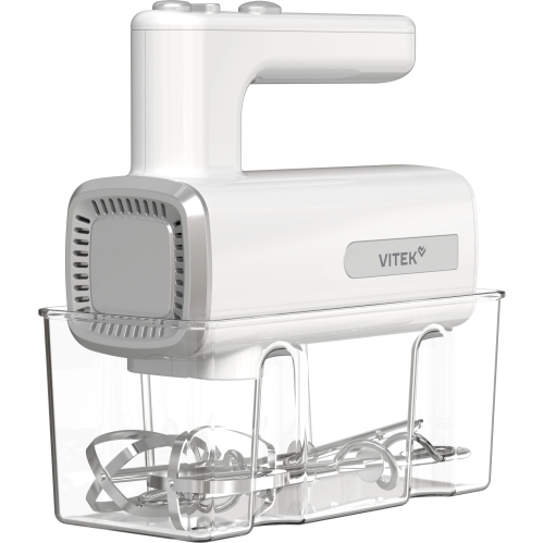 Миксер ручной Vitek VT-HM5005 белый/серебристый