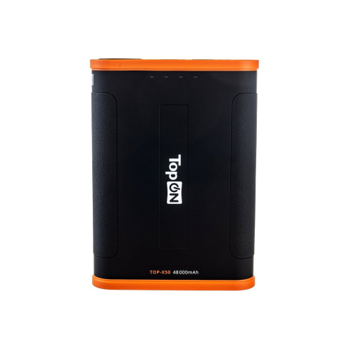 Power Bank TOPON TOP-X50, 48000мAч черный/оранжевый