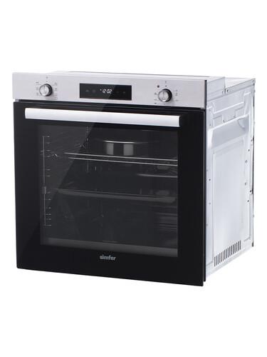 Электрический духовой шкаф Simfer B6EM56026 серебристый