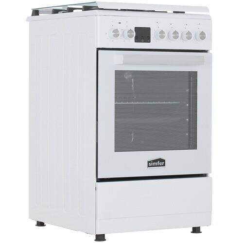 Комбинированная плита Simfer F56MW46215 белый