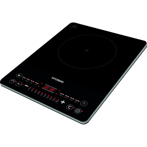 Настольная плита Hyundai HYC-0110 черный/серебристый