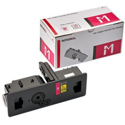 Тонер-картридж Integral TK-5240M (12100318) пурпурный с чипом для Kyocera Ecosys M5526cdn, M5526cdw, P5026cdn, P5026cdw как TK 5240M Европейская вер