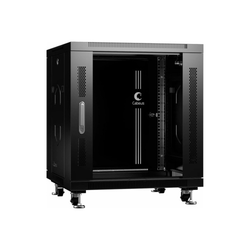 Шкаф коммутационный CABEUS SH-05C-12U60/60-BK