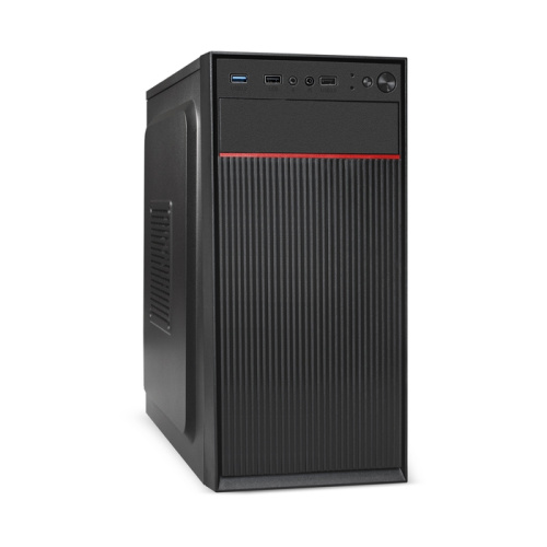 Корпус ExeGate BAA-113U EX292351RUS Minitower (mATX, без БП, 2*USB+1*USB3.0, аудио, черный)
