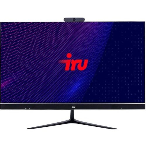 Моноблок IRU Агат 313 (1913367) 23.8" Full HD i3 10100 (3.6) 8Gb SSD512Gb UHDG 630 Free DOS 120W клавиатура мышь черный 1920x1080 (RUS)