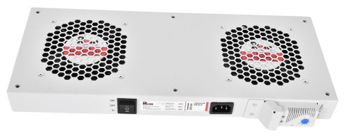 Модуль вентиляторный ЦМО (R-FAN-2T) серый 2 вент. с термостатом (1шт)