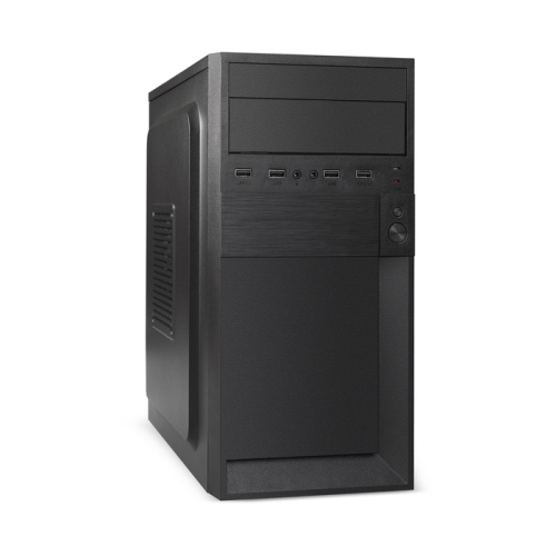 Корпус ExeGate BAA-105-01 EX291139RUS Minitower (mATX, без БП, 4*USB, аудио, черный)