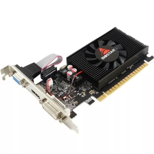 Видеокарта Biostar Nvidia GeForce GT 710 GT710-2GB D3 LP (VN7103THX6) PCI-E 2Gb 64bit DDR3 954/1333 DVIx1 HDMIx1 CRTx1 HDCP Ret low profile